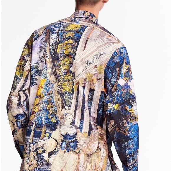 Louis vuitton tapestry dna shirt Clearance
